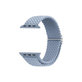 FixPremium - Remienok Solo Loop pre Apple Watch (42, 44, 45 und 49mm), light blue