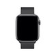 FixPremium - Remienok Milanese Loop pre Apple Watch (42, 44, 45 und 49mm), schwarz