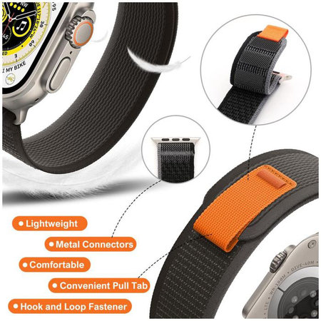 FixPremium - Remienok Trail Loop pre Apple Watch (38, 40 und 41mm), türkis