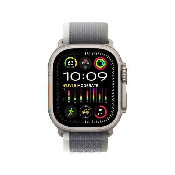 FixPremium - Remienok Trail Loop pre Apple Watch (38, 40 und 41mm), grau
