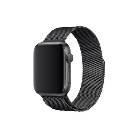 FixPremium - Remienok Milanese Loop pre Apple Watch (38, 40 und 41mm), schwarz