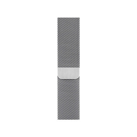 FixPremium - Remienok Milanese Loop pre Apple Watch (38, 40 und 41mm), silber