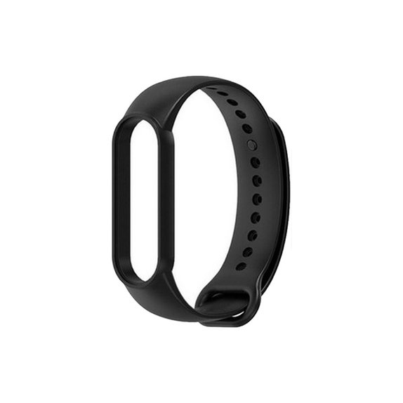 FixPremium - Silikónový Remienok pre Xiaomi Mi Band (5/6/7/7 NFC), schwarz