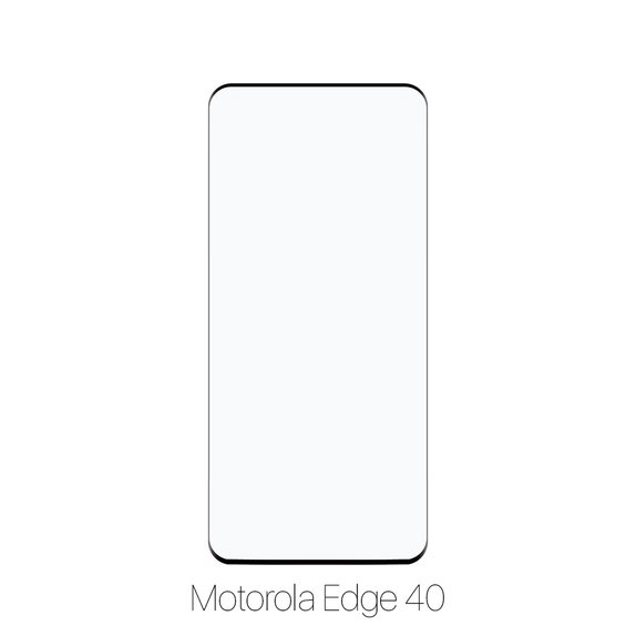 FixPremium FullCover Glass - 3D Gehärtetes Glas für Motorola Edge 40