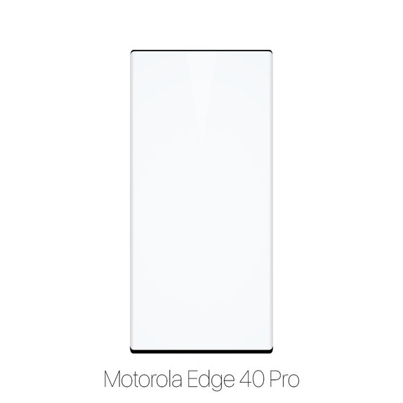 FixPremium FullCover Glass - 3D Gehärtetes Glas für Motorola Edge 40 Pro
