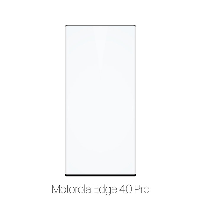 FixPremium FullCover Glass - 3D Gehärtetes Glas für Motorola Edge 40 Pro