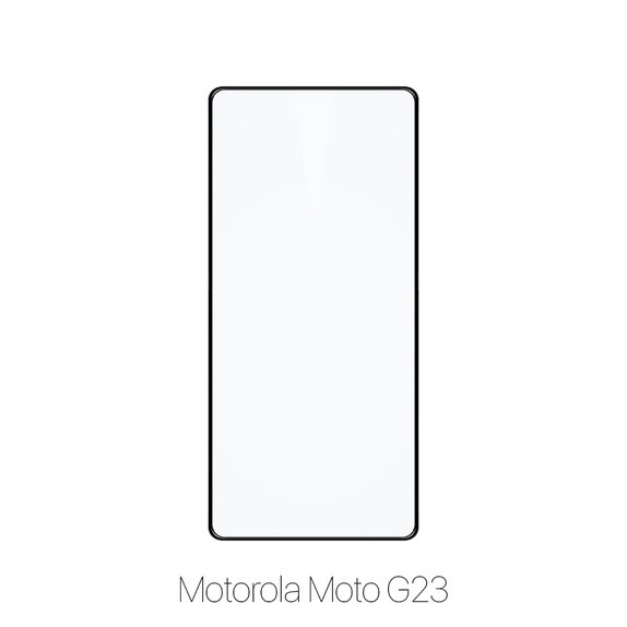 FixPremium FullCover Glass - Gehärtetes Glas für Motorola Moto G23