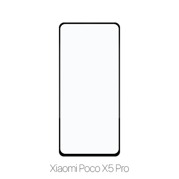 FixPremium FullCover Glass - Gehärtetes Glas für Poco X5 Pro