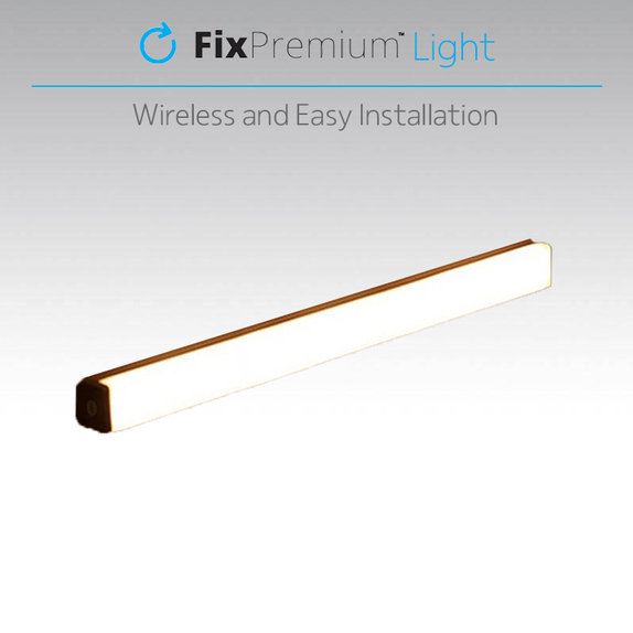 FixPremium - LED-Nachtlicht mit Bewegungssensor (warmes Gelb), (0.3m), weiß
