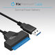 FixPremium - Kabel - USB / SATA 2.5", schwarz