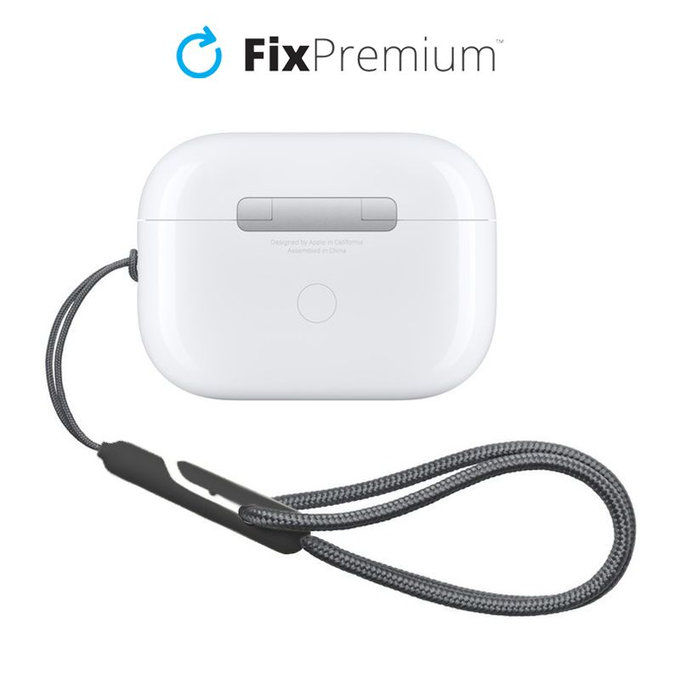 FixPremium - Gurt für AirPods Pro 2, schwarz