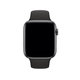 FixPremium - Silikonarmband für Apple Watch (42, 44, 45 und 49mm), schwarz