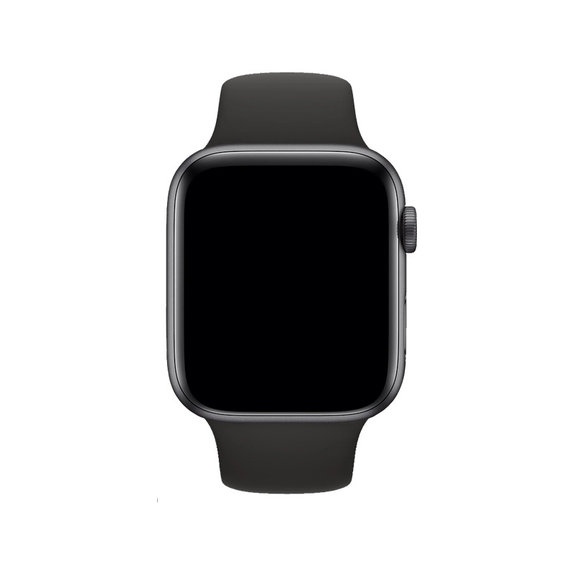FixPremium - Silikonarmband für Apple Watch (38, 40 und 41mm), schwarz