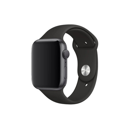 FixPremium - Silikonarmband für Apple Watch (38, 40 und 41mm), schwarz