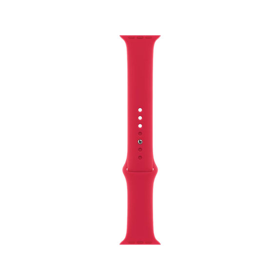 FixPremium - Silikonarmband für Apple Watch (38, 40 und 41mm), rot