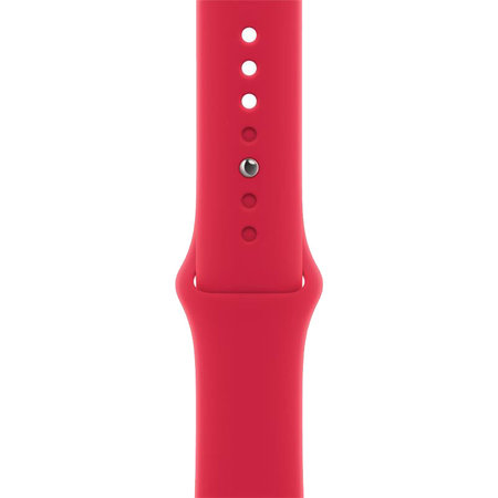FixPremium - Silikonarmband für Apple Watch (38, 40 und 41mm), rot