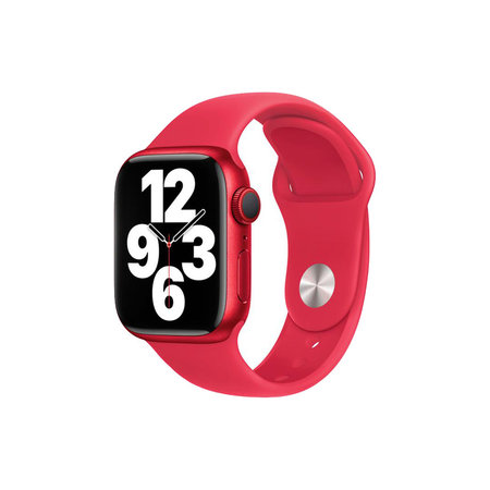 FixPremium - Silikonarmband für Apple Watch (38, 40 und 41mm), rot