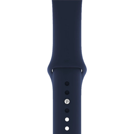 FixPremium - Silikonarmband für Apple Watch (42, 44, 45 und 49mm), blau