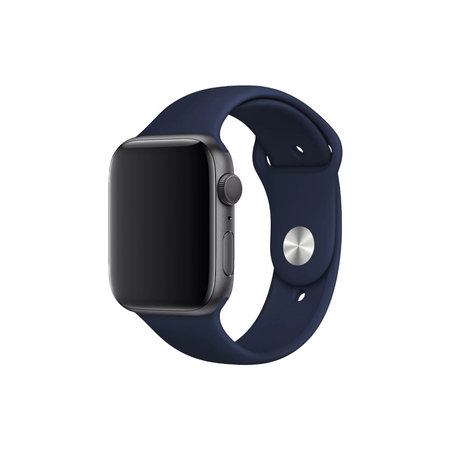 FixPremium - Silikonarmband für Apple Watch (42, 44, 45 und 49mm), blau