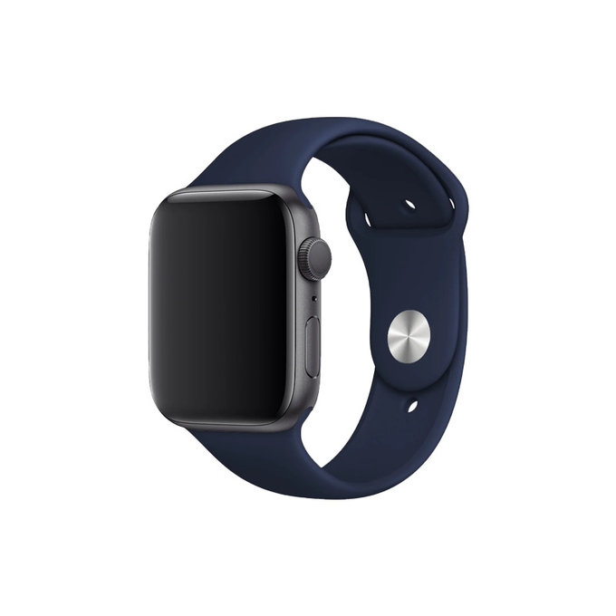 FixPremium - Silikonarmband für Apple Watch (38, 40 und 41mm), blau