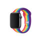 FixPremium - Silikonarmband für Apple Watch (42, 44, 45 und 49mm), pride
