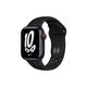 FixPremium - Sport Silikonarmband für Apple Watch (42, 44, 45 und 49mm), schwarz