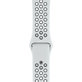 FixPremium - Sport Silikonarmband für Apple Watch (38, 40 und 41mm), weiß