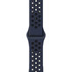 FixPremium - Sport Silikonarmband für Apple Watch (42, 44, 45 und 49mm), blau
