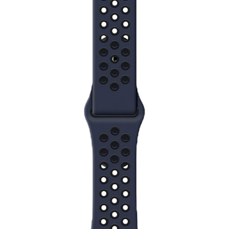 FixPremium - Sport Silikonarmband für Apple Watch (38, 40 und 41mm), blau