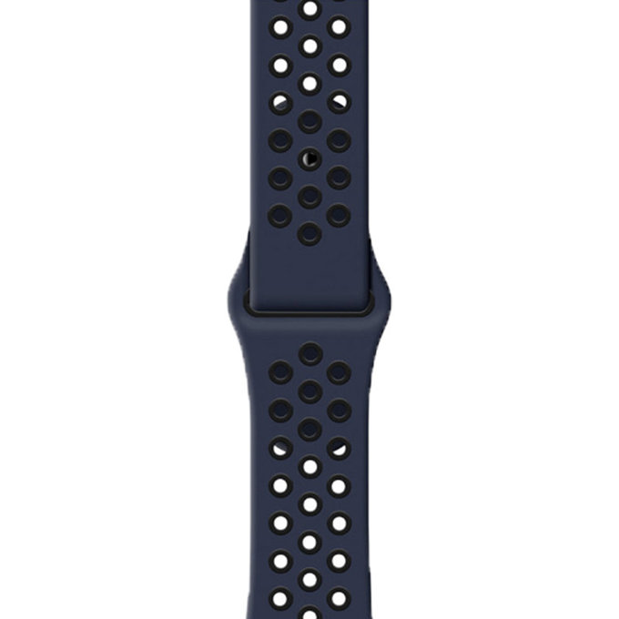 FixPremium - Sport Silikonarmband für Apple Watch (38, 40 und 41mm), blau