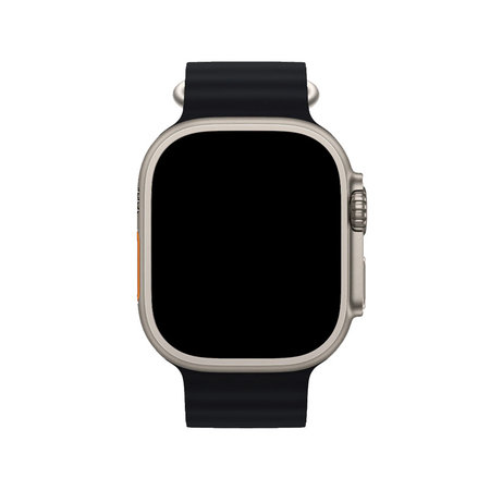FixPremium - Armband Ocean Loop für Apple Watch (38, 40 und 41mm), schwarz