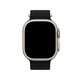 FixPremium - Armband Ocean Loop für Apple Watch (38, 40 und 41mm), schwarz