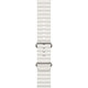 FixPremium - Armband Ocean Loop für Apple Watch (38, 40 und 41mm), weiß