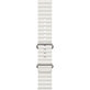 FixPremium - Armband Ocean Loop für Apple Watch (38, 40 und 41mm), weiß