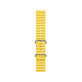 FixPremium - Armband Ocean Loop für Apple Watch (42, 44, 45 und 49mm), žltá