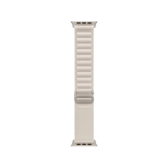 FixPremium - Armband Alpine Loop für Apple Watch (42, 44, 45 und 49mm), starlight