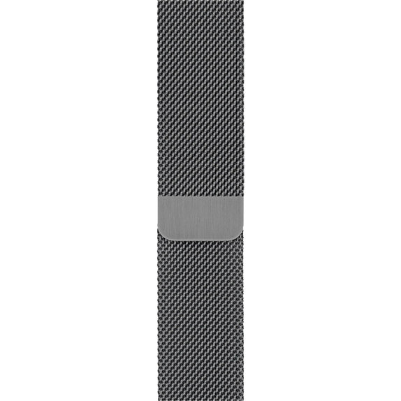 FixPremium - Armband Milanese Loop für Apple Watch (42, 44, 45 und 49mm), graphite