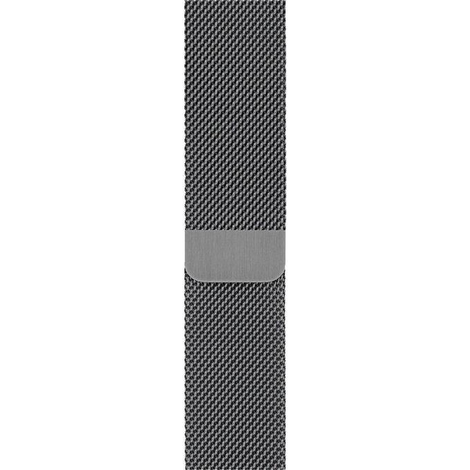 FixPremium - Armband Milanese Loop für Apple Watch (42, 44, 45 und 49mm), graphite