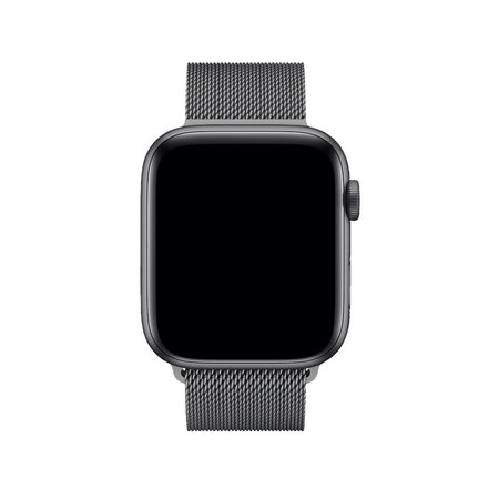 FixPremium - Armband Milanese Loop für Apple Watch (42, 44, 45 und 49mm), graphite