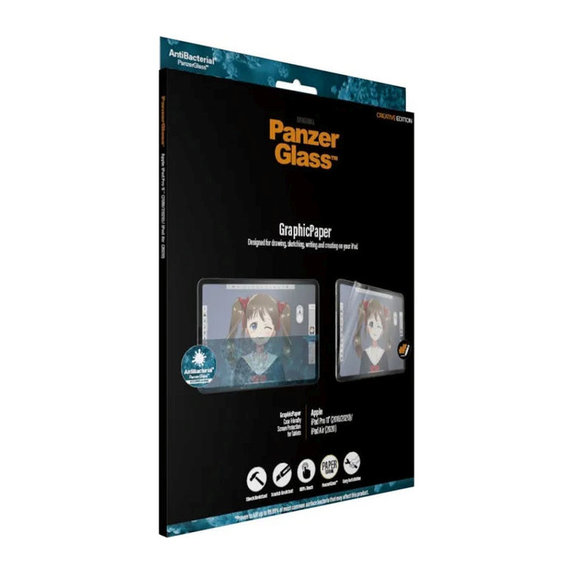 GraphicPaper Case Schutzfolie für iPad (7th Gen 2019), transparent, PanzerGlass