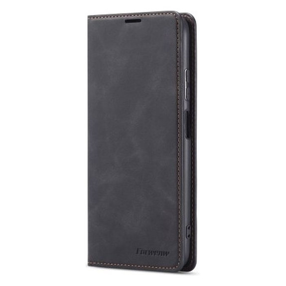FixPremium - Hülle Business Wallet für iPhone 13 und 14, schwarz