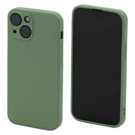 FixPremium - Hülle Rubber für iPhone 13 mini, grün