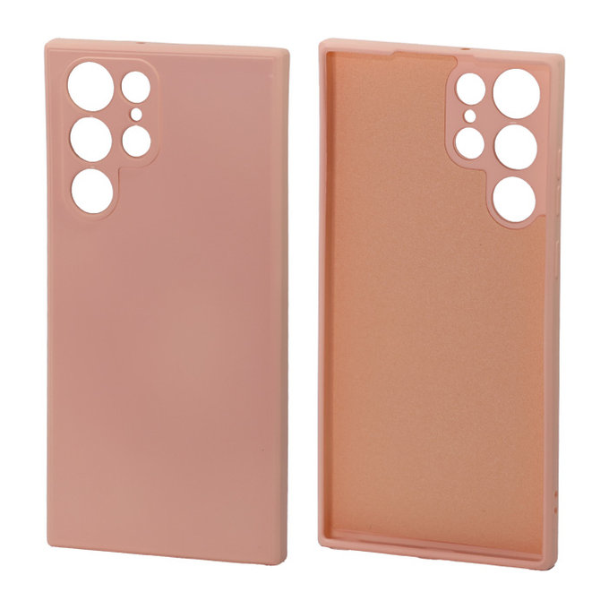 FixPremium - Hülle Rubber für Samsung Galaxy S22 Ultra, orange