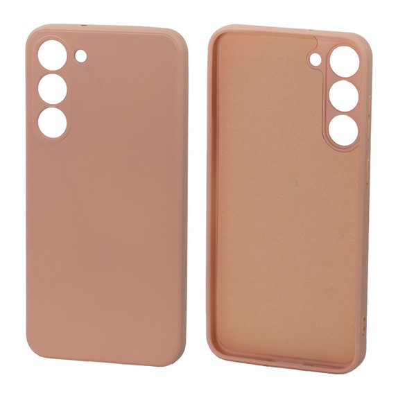 FixPremium - Hülle Rubber für Samsung Galaxy S23 Plus, orange