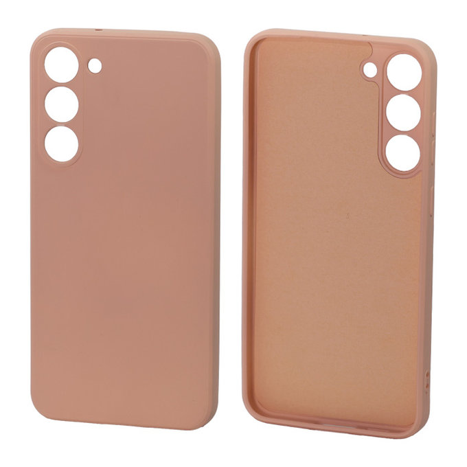 FixPremium - Hülle Rubber für Samsung Galaxy S23 Plus, orange