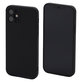FixPremium - Hülle Rubber für iPhone 12 mini, schwarz