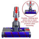 Dyson V-series, Outsize - Bodendüse - Doppelrollenkopf