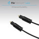 FixPremium - Audio Optisches Kabel (2m), schwarz