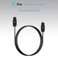 FixPremium - Audio Optisches Kabel (2m), schwarz