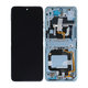 Motorola Razr 40 Ultra - LCD Display + Touchscreen Front Glas + Rahmen (Glacier Blue) - 5D68C22597 Genuine Service Pack